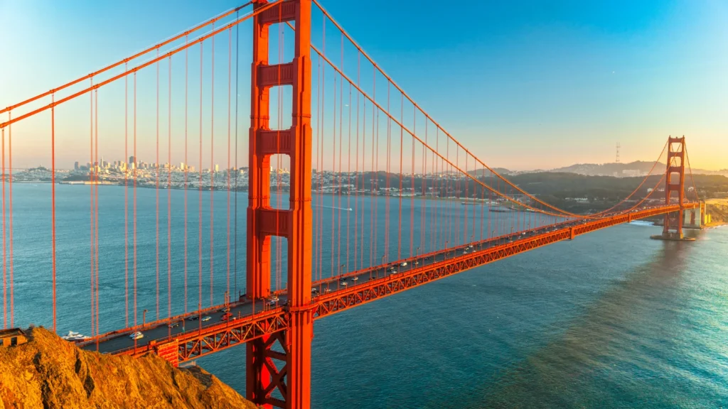 Golden Gate w San Francisco