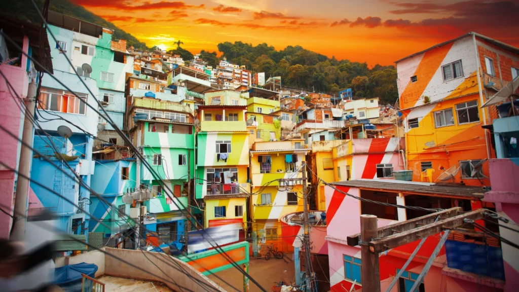 Kolorowe fawele Rio de Janeiro