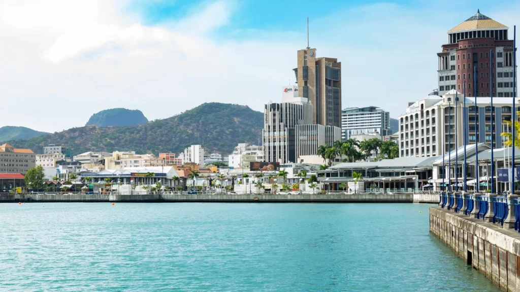 Wybrzeże w Port Louis - kolonialna architektura